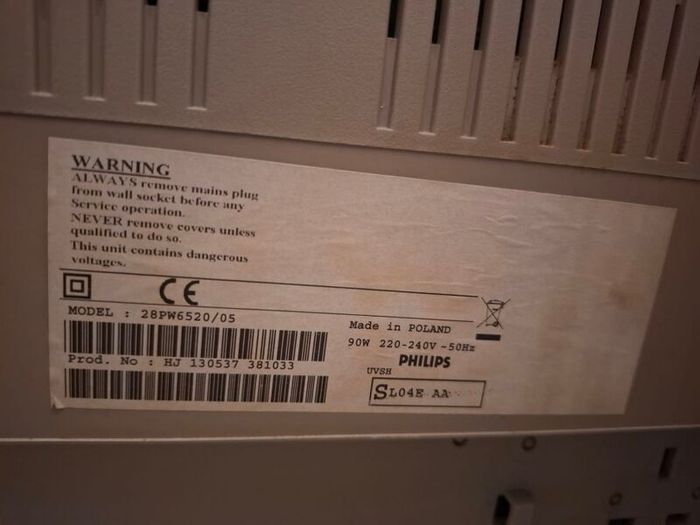 Philips 28" Widescreen CRT TV
