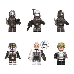 [6-Pack] Clone Force 99 "Bad Batch" Star Wars Minifigure Bundle