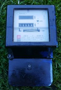 Vintage Electric Energy Meter - Works