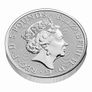 2022 Great Britain Tudor Beasts (1st) LION OF ENGLAND - 2 Oz Silver Coin BU (In Capsule) Image 2
