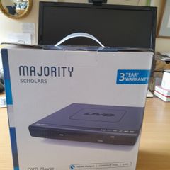 BNIB Majority DVD player, +over 30 free DVD'S