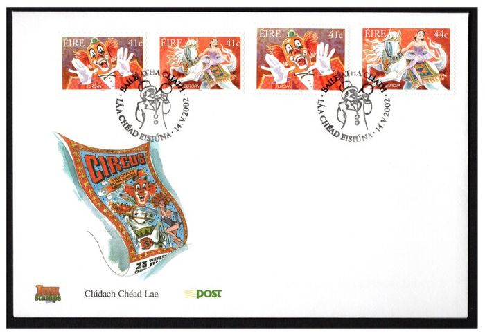 Collection 2002 Ireland Commemorative Stamps An Post First Day Cover (FDC). Collection of 16 covers.