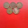 5 X 1970s British 'New' Halfpennies Image 2