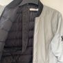 Blanc Noir Silver Reflective Oversized Backpack Straps Bomber Jacket Women S New Image 6
