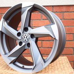 17" TTRS TWIST Grey Matt Alloy Wheels Vw Audi Seat Skoda 5x112