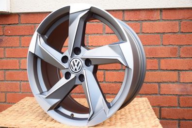 17" TTRS TWIST Grey Matt Alloy Wheels Vw Audi Seat Skoda 5x112