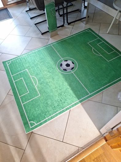 Soccer Pitch Rug