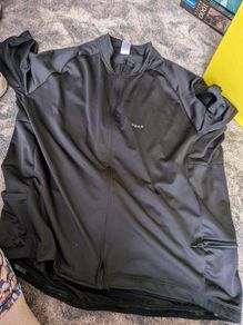 Triban cycling jersey - black