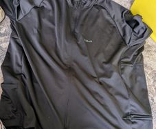 Triban cycling jersey - black