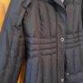 JET BLACK Per Una Feather & Down Puffer Coat Jacket. Black. Medium.  Quality Filling & Very Warm. Super condition. JET BLACK. Image 9
