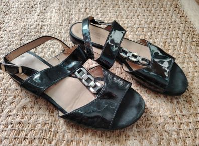 Sioux Black Sandals   Size 5