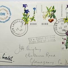 Ireland 1978 FLOWERS Fauna & Flora FDC Envelope 4 x EIRE Irish Stamps Full Set