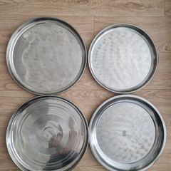 Stainless Steel Dinner Plate Set (40 cm)