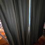 Turquoise Lined Eyelet Curtains. 2 Matching Pairs Image 5
