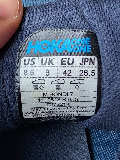 Hoka Bondi 7, Size 42