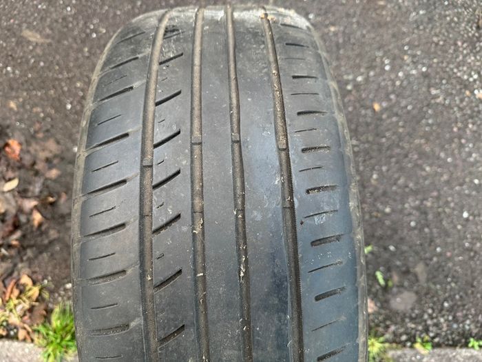 Steel Wheel with Partial Used Tyre