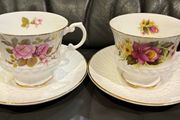 Vintage Ireland Royal Tara bone china set of 2 sauser and cups