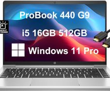HP ProBook 440 G9 14'' Notebook i5-1235U 12th Gen 16GB RAM 256GB SSD Windows 11 Pro.