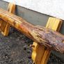 Rustic Driftwood stove mantle / shelf Image 7