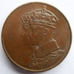 LARGE 1939 Canada Royal Family Visit Token