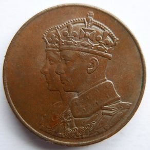 LARGE 1939 Canada Royal Family Visit Token