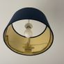 Navy Velvet Lampshade Image 3