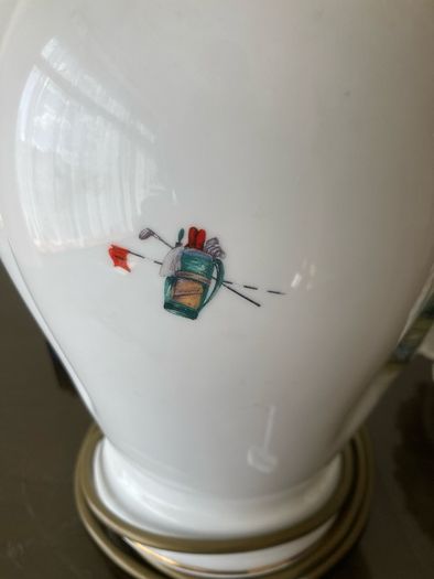 Royal Tara Golf Themed Lamp