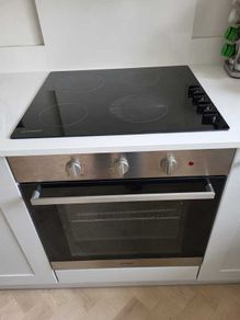 From new build: oven, fridge, induction hob and cooker hood
