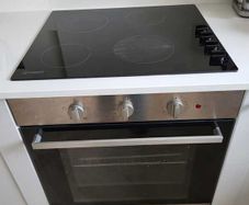 From new build: oven, fridge, induction hob and cooker hood