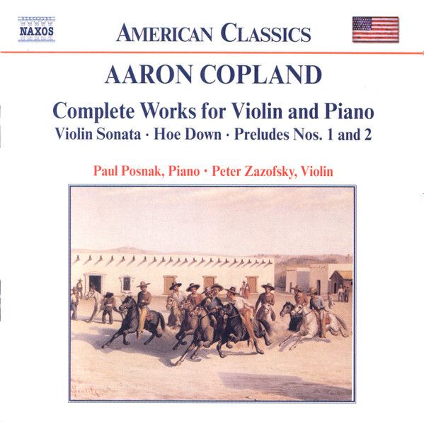 Aaron Copland. Complete Works for Violin and Piano. CD. Free Postage!