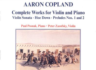 Aaron Copland. Complete Works for Violin and Piano. CD. Free Postage!