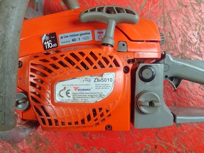 Can post Zomax zm5010 chainsaw