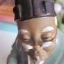 Chinese unusual  Glazed Mudman Pottery Figure 10'' signed Image 7