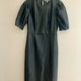 Black leather look  dress Image 2