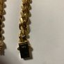 14k Cuban gold chain with diamonds Image 3