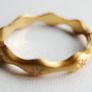 Vintage Sterling Silver 925 - 18KT Gold Plated Laura CZ Ring 2,67g size S Image 9