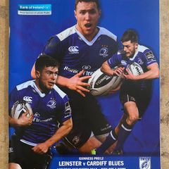 2017 Leinster v Cardiff Blues - Guinness PRO12 Programme