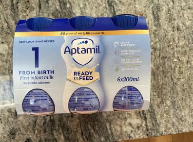 FREE Aptamil - Ready to Feed - no. 1 From Birth -6x20l
