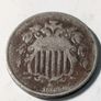Usa 5 Cent 1868 Image 2