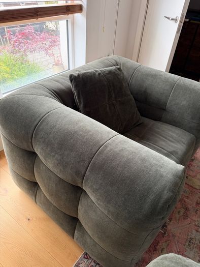 Bottega Manhattan Pine Green Armchair Price Drop