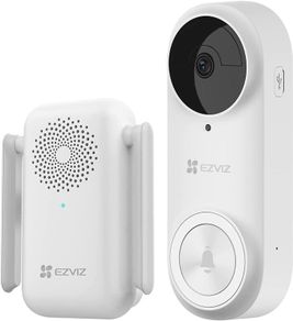 2K Video Doorbell Battery-Powered Wireless Kit with Chime, 2K Resolution, AI Human Detection, 4-Month Battery Life, 2.4Ghz WiFi, 2-Way Audio, Weatherproof, 176 Field of View (DB2 KIT)