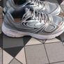 Silver Fila runners size 6 - like new! Image 2