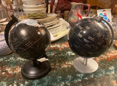 Two globes free postage