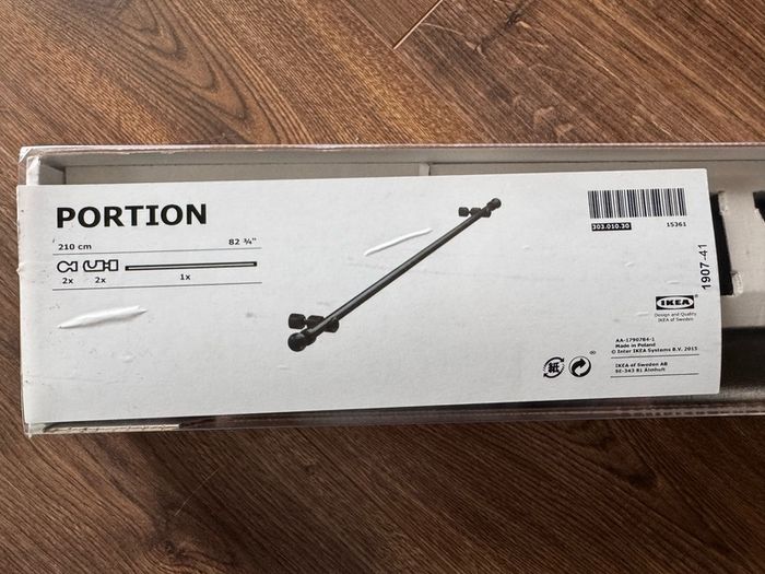 Ikea curtain pole