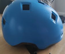 blue child toddler helmet 52-5 cm