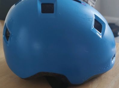 blue child toddler helmet 52-5 cm
