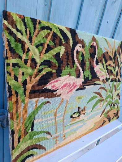 Vintage Needlework on board