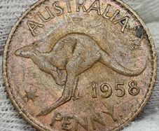 Australia 1958 Penny. 1d