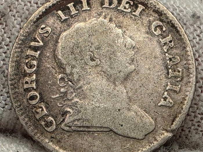 Ireland 1805 Silver Bank Token Five Pence Irish George III