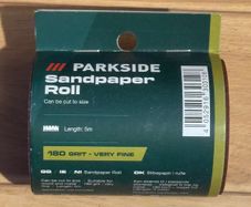 Sandpaper Roll 180 Parkside